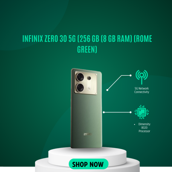 Infinix Zero 30 5G (256 GB (8 GB RAM) (Rome Green)